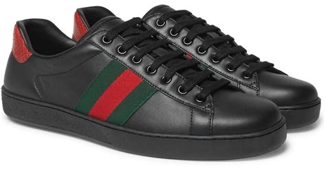 gucci sneakers black men|authentic Gucci sneakers for men.